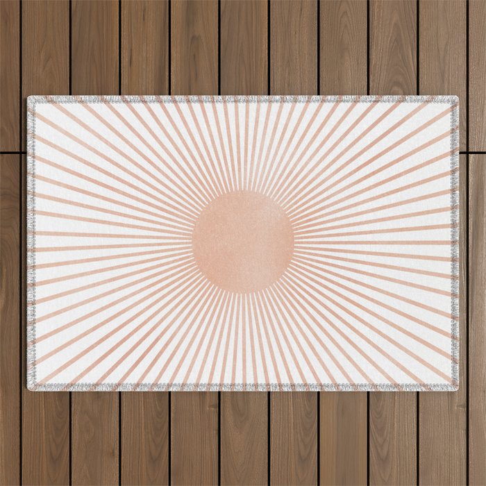Geometry Sunshine Outdoor Rug Gallery Image 1