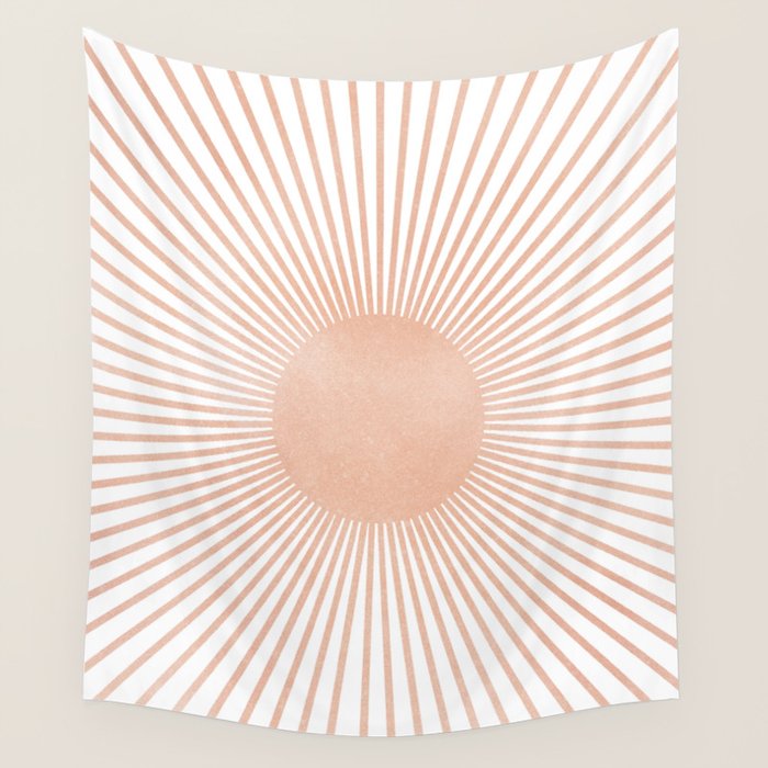 Geometry Sunshine Wall Tapestry Gallery Image 1