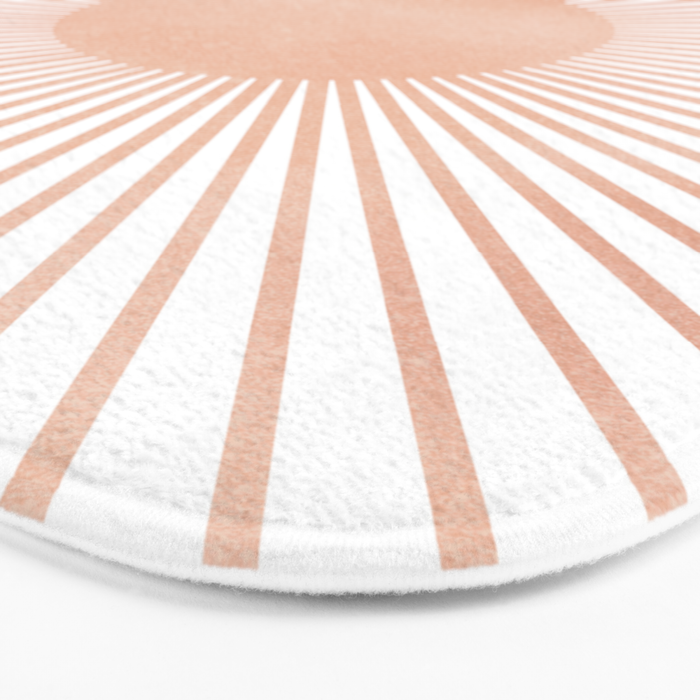 Geometry Sunshine Bath Mat Gallery Image 3