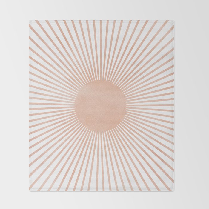 Geometry Sunshine Throw Blanket Gallery Image 2