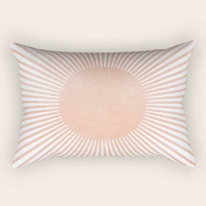 Geometry Sunshine Rectangular Pillow Gallery Image 2