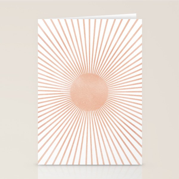 Geometry Sunshine Stationery Card Gallery Image 2