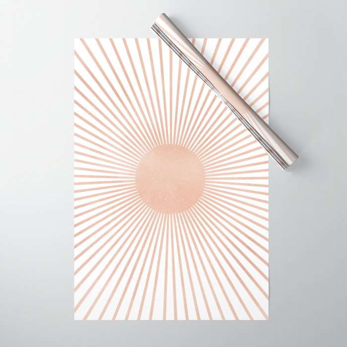 Geometry Sunshine Wrapping Paper Gallery Image 1