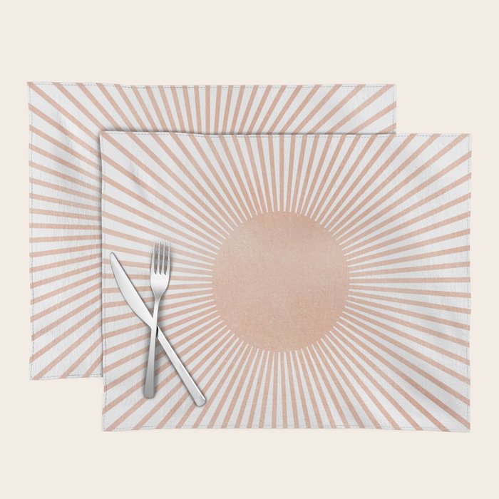 Geometry Sunshine Placemat Gallery Image 1