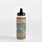 Long Island map.-Vintage Pictorial Map Water Bottle Gallery Image 2