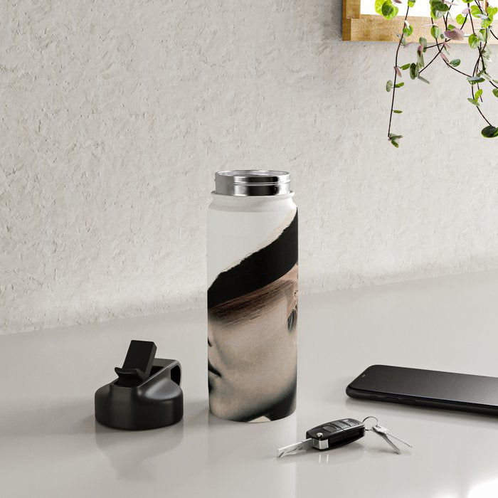 woman / collage portrait Water Bottle Gallery Image 5