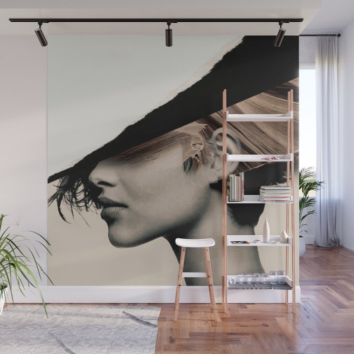 woman / collage portrait Wall Mural Gallery Image 1