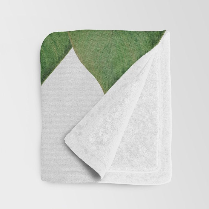 Banana Leaf III Throw Blanket Gallery Image 3