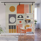 Mid-century no1 Wall Mural Gallery Image 1