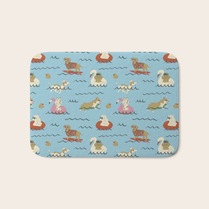 Dog Days of Summer Bath Mat Gallery Image 1
