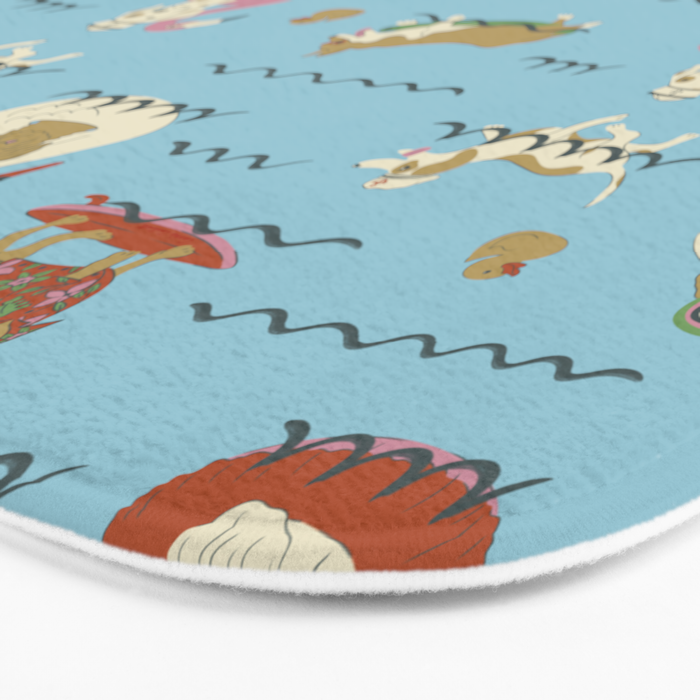 Dog Days of Summer Bath Mat Gallery Image 3