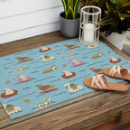 Dog Days of Summer Outdoor Rug Gallery Image 2