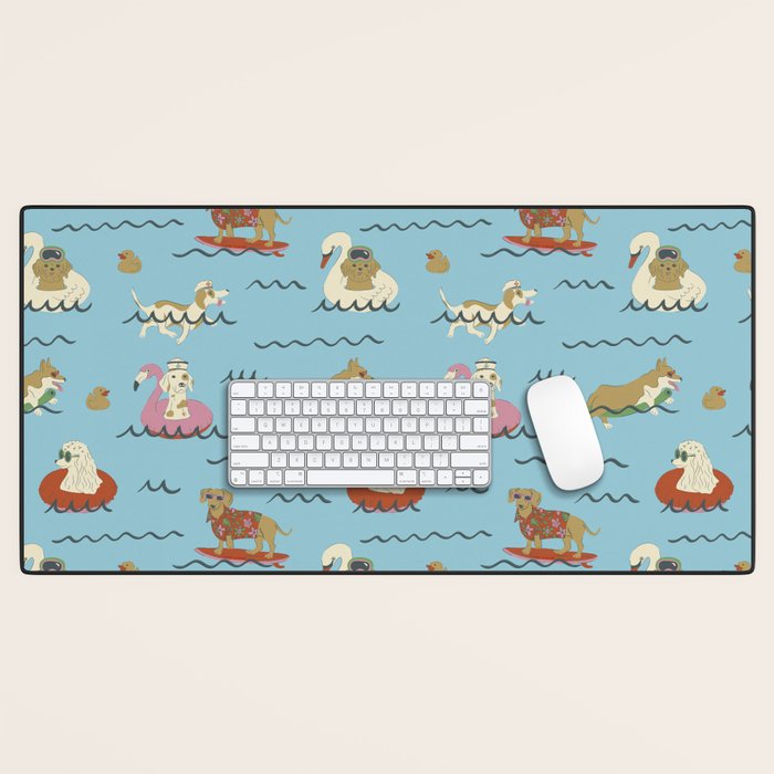 Dog Days of Summer Desk Mat Gallery Image 1