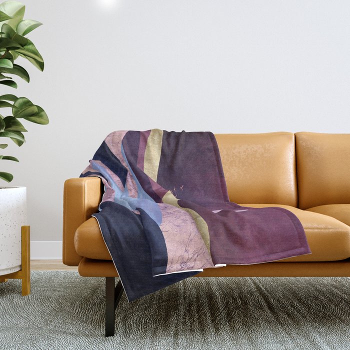 Periwinkle River Throw Blanket Gallery Image 1