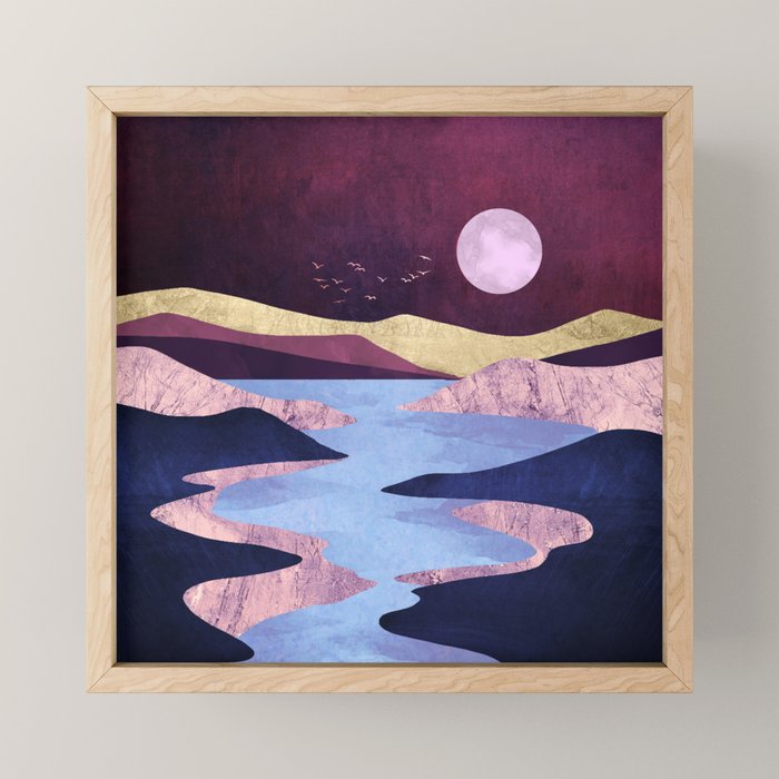 Periwinkle River Mini Art Print Gallery Image 1