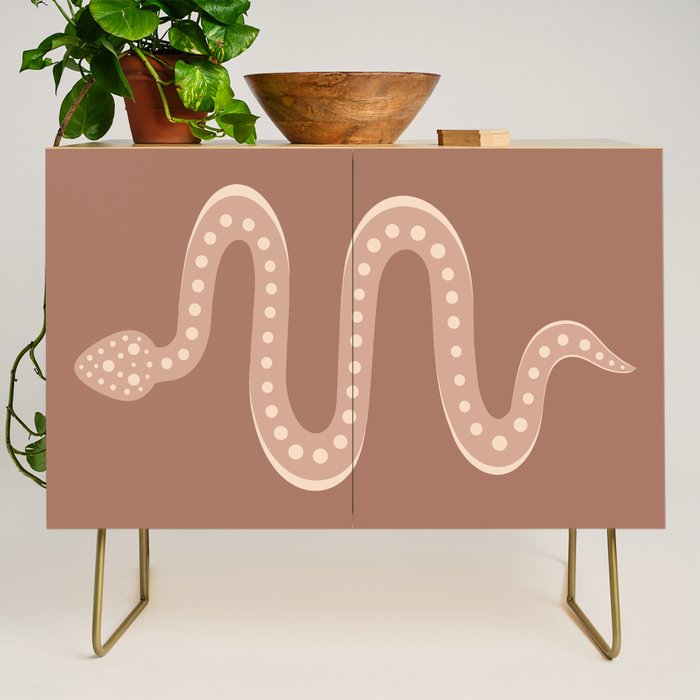 Minimal Snake - Neutral Rose Credenza Gallery Image 1