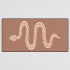 Minimal Snake - Neutral Rose Desk Mat Gallery Image 3