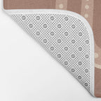 Minimal Snake - Neutral Rose Bath Mat Gallery Image 2