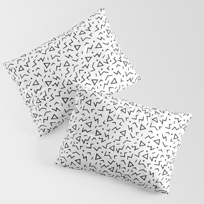 Memphis Pattern 13 - 80s Retro Pillow Sham Gallery Image 3