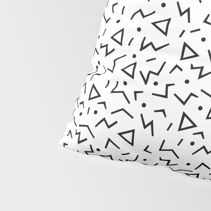 Memphis Pattern 13 - 80s Retro Pillow Sham Gallery Image 4