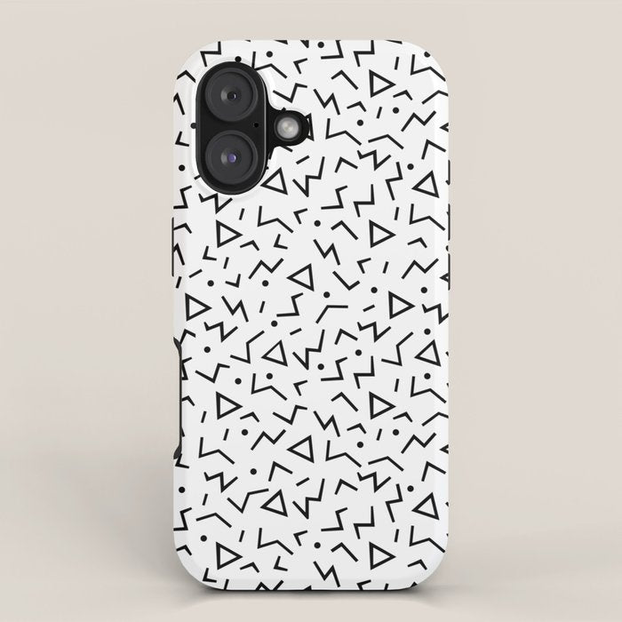 Memphis Pattern 13 - 80s Retro iPhone Case Gallery Image 1