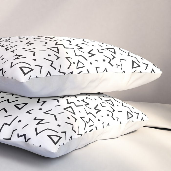 Memphis Pattern 13 - 80s Retro Pillow Sham Gallery Image 3