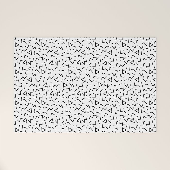 Memphis Pattern 13 - 80s Retro Welcome Mat Gallery Image 1