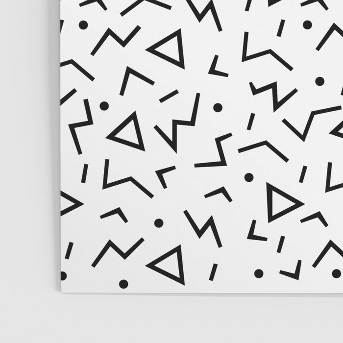 Memphis Pattern 13 - 80s Retro Poster Gallery Image 3