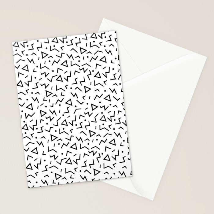 Memphis Pattern 13 - 80s Retro Stationery Card Gallery Image 2