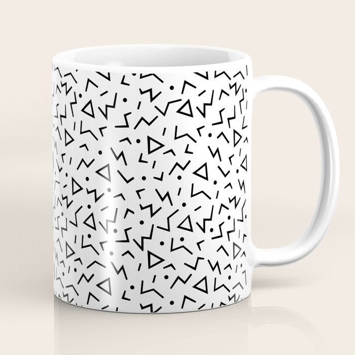 Memphis Pattern 13 - 80s Retro Coffee Mug Gallery Image 1