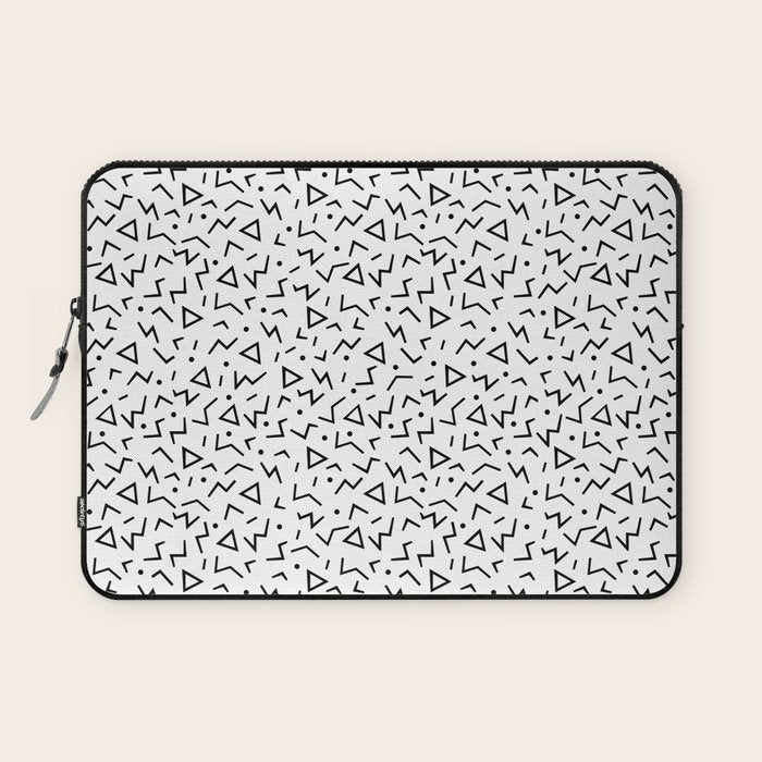 Memphis Pattern 13 - 80s Retro Laptop Sleeve Gallery Image 1