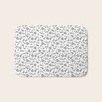 Memphis Pattern 13 - 80s Retro Bath Mat Gallery Image 1
