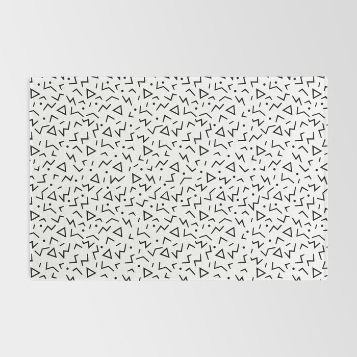 Memphis Pattern 13 - 80s Retro Rug Gallery Image 2