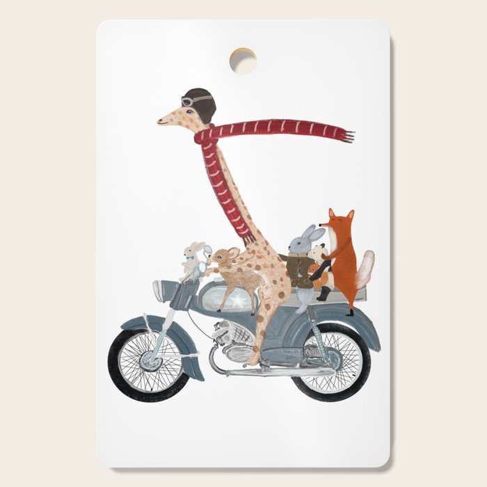 little biker buddies Cutting Board Gallery Image 1