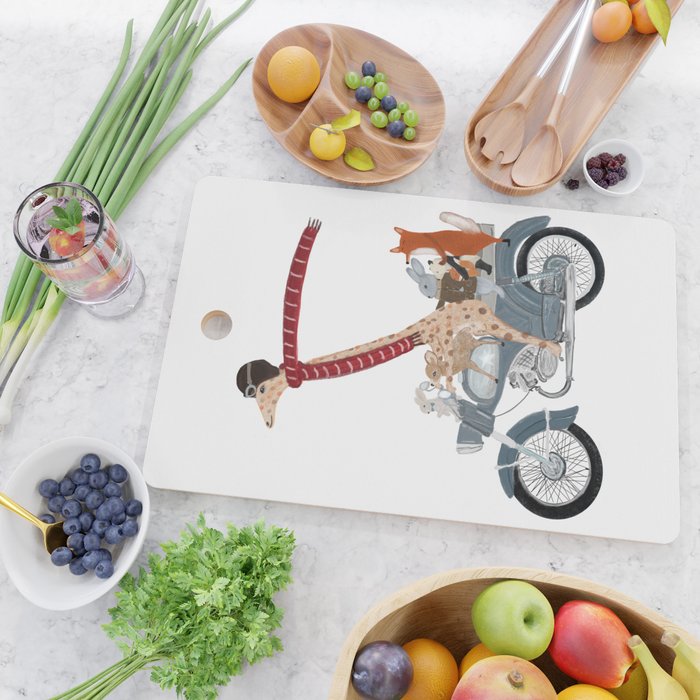 little biker buddies Cutting Board Gallery Image 2