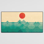 The ocean, the sea, the wave Desk Mat Gallery Image 3