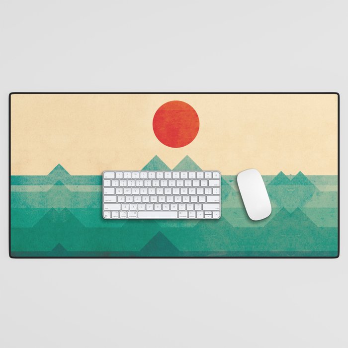 The ocean, the sea, the wave Desk Mat Gallery Image 1