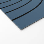 Minimal Arch XLIV Navy Blue Modern Geometric Lines Welcome Mat Gallery Image 2