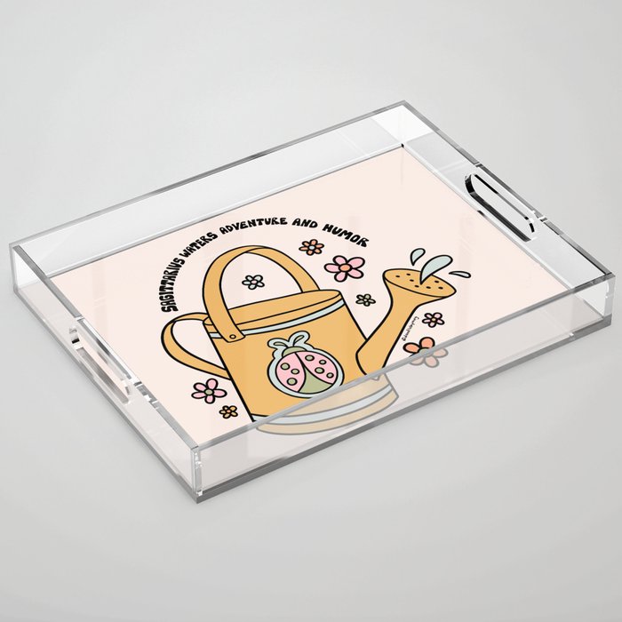 Sagittarius Watering Can Acrylic Tray Gallery Image 1