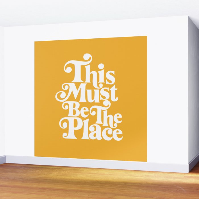 This Must Be The Place - Yellow Palette Wall Mural Gallery Image 2