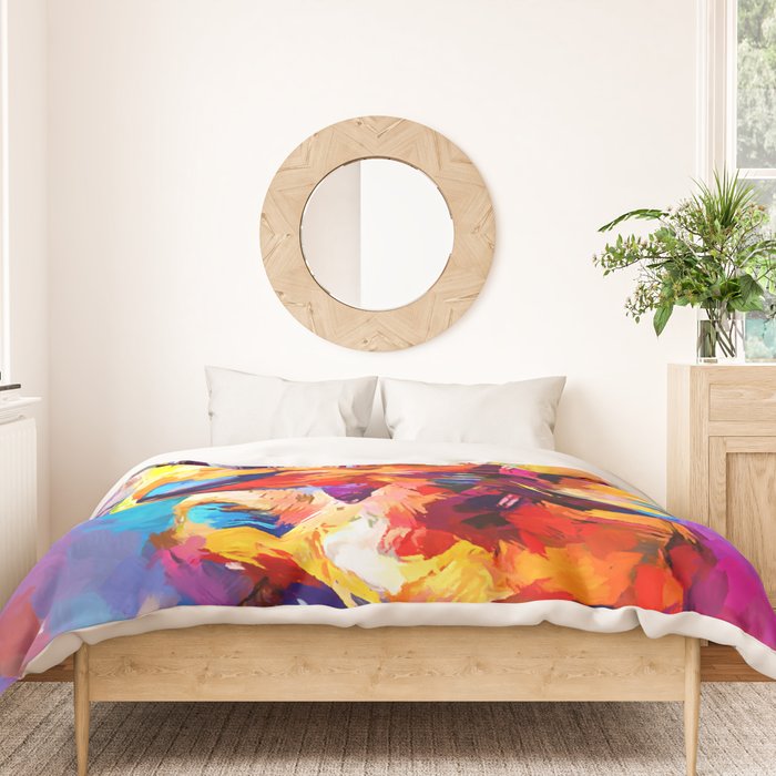 Mini Dachshund Duvet Cover Gallery Image 3