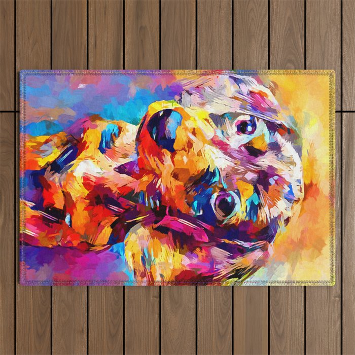 Mini Dachshund Outdoor Rug Gallery Image 1