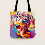Mini Dachshund Tote Bag Gallery Image 1