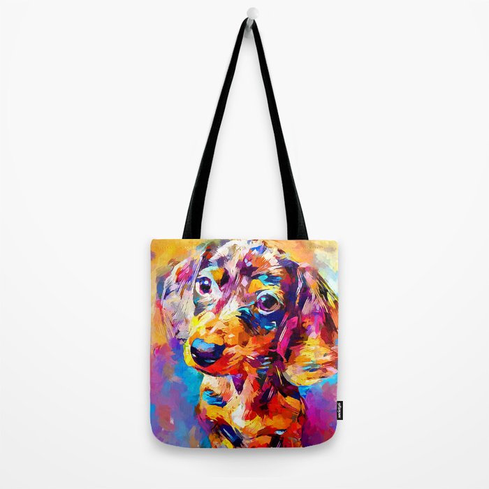 Mini Dachshund Tote Bag Gallery Image 2