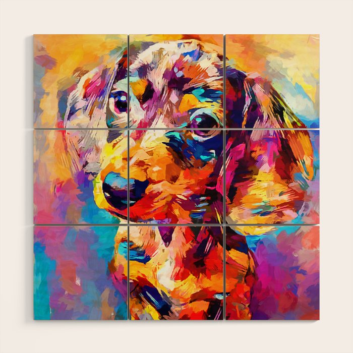 Mini Dachshund Wood Wall Art Gallery Image 1