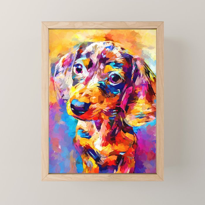 Mini Dachshund Mini Art Print Gallery Image 1
