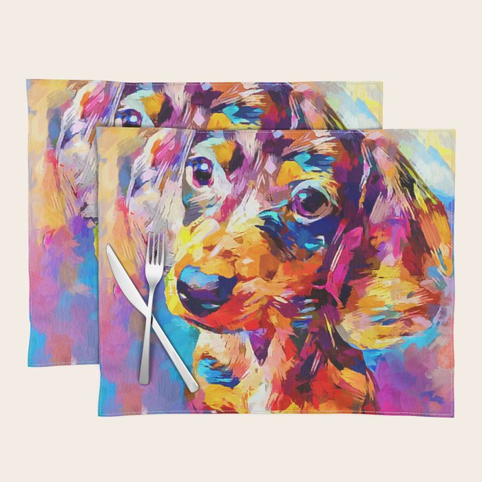 Mini Dachshund Placemat Gallery Image 1
