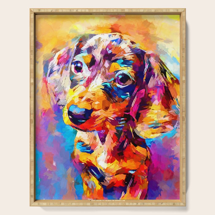 Mini Dachshund Serving Tray Gallery Image 1