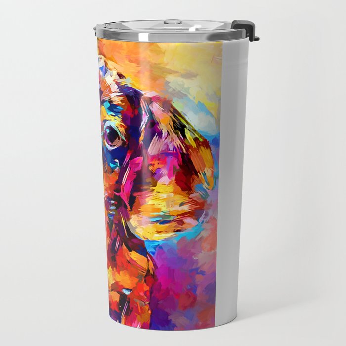 Mini Dachshund Travel Mug Gallery Image 2