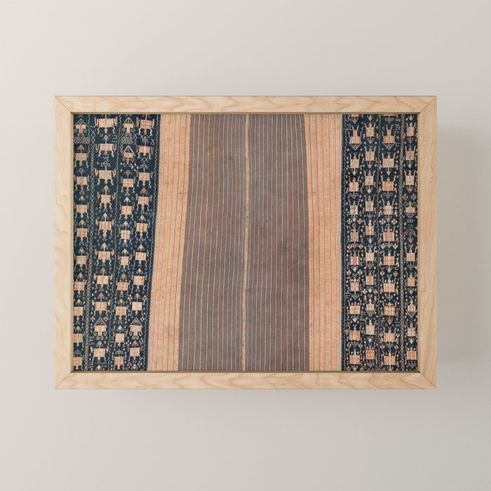 Atoni West Timor Amanatun Indonesian Wrap for Woman Print Mini Art Print Gallery Image 1